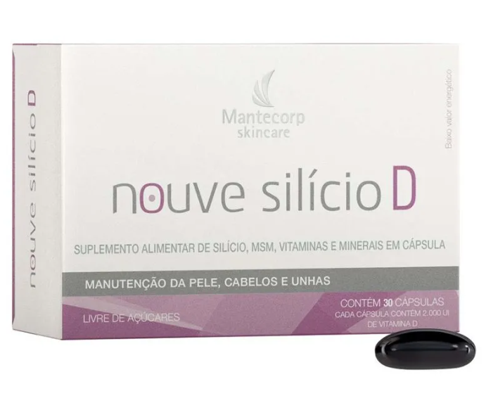 Nouve Silício D Mantecorp 30 Cápsulas
