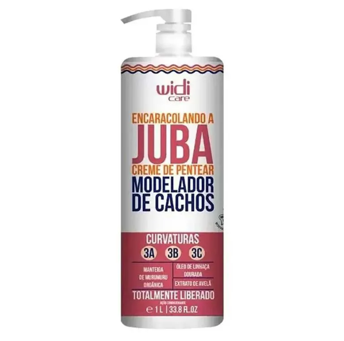 Creme De Pentear Modelador Widi Care Encaracolando Juba 1L