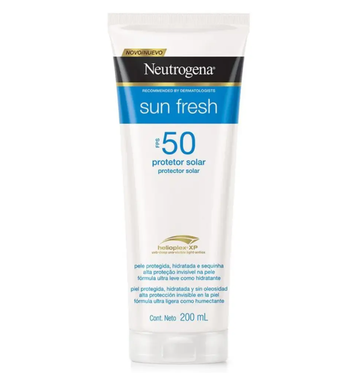Protetor Solar Neutrogena Sun Fresh FPS 50 200ml
