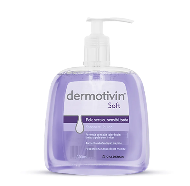 Sabonete Líquido Dermotivin Soft 300ml