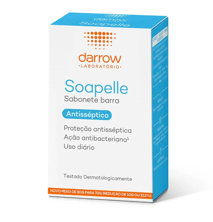 Sabonete em Barra Antisséptico Darrow Soapelle 70g