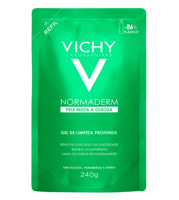 Gel Facial de Limpeza Profunda Vichy Normaderm Refil 240g