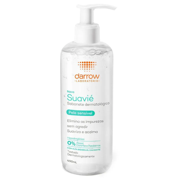 Sabonete Líquido Darrow Suavié Pele Sensível Facial 400ml