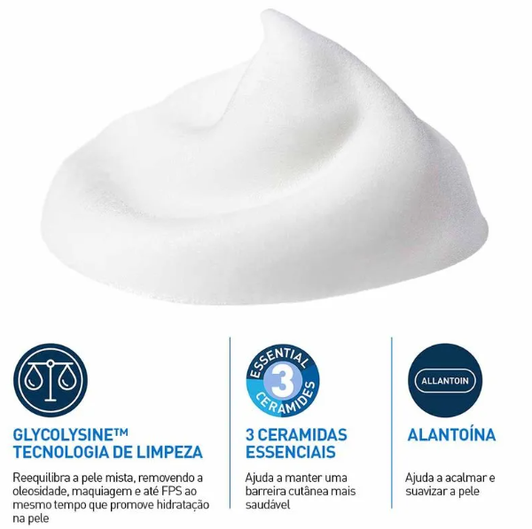 Espuma de Limpeza Facial Air Foam Cerave 150ml - Imagem 3