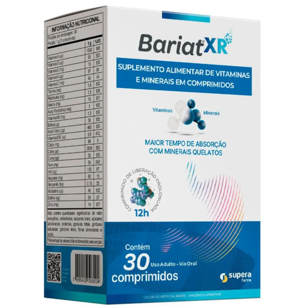 Suplemento Alimentar Bariat Xr 30 Comprimidos