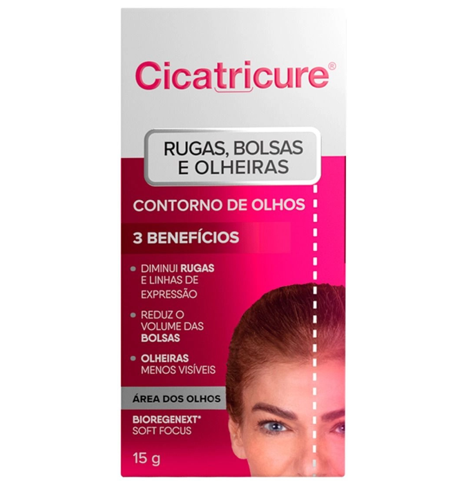 Creme Contorno De Olhos Cicatricure Rugas Bolsas E Olheiras 15g