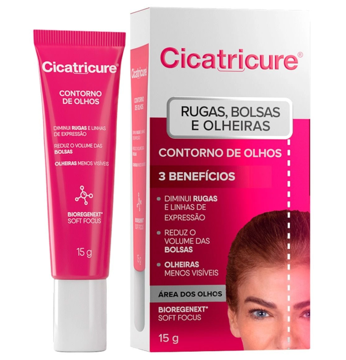 Creme Contorno De Olhos Cicatricure Rugas Bolsas E Olheiras 15g - Imagem 2