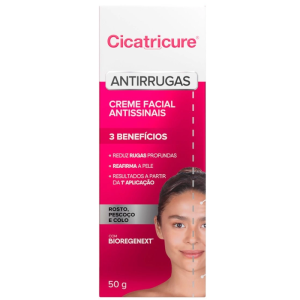 Creme Facial Cicatricure Antissinais e Antirrugas 50g