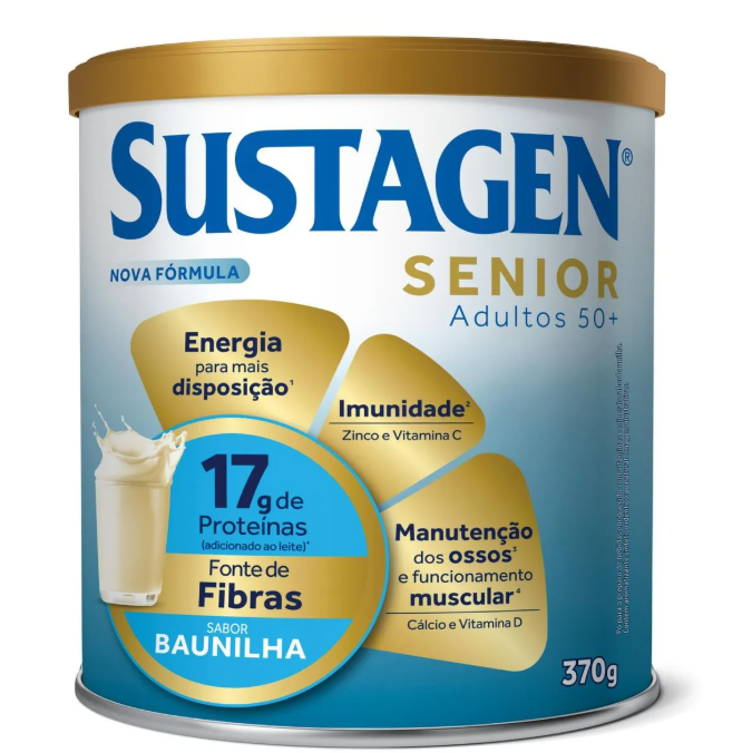 Suplemento Alimentar Sustagen Senior 50+ sabor Baunilha 370g