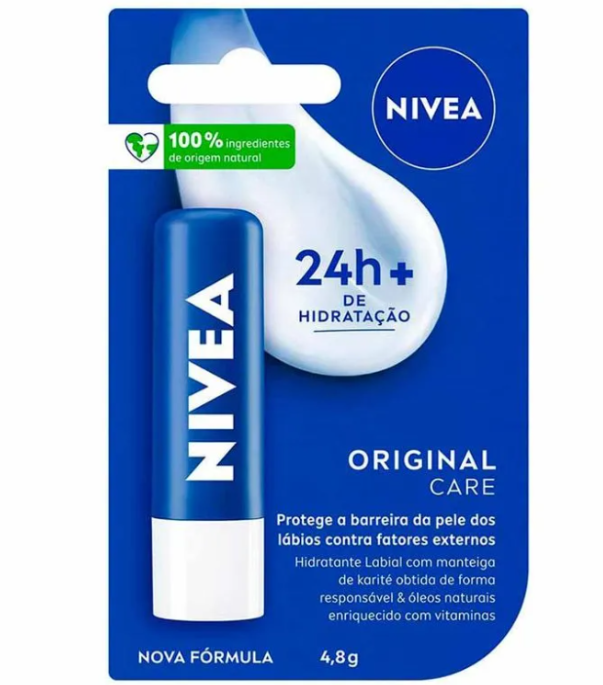 Hidratante Labial Nivea Original Care 48g