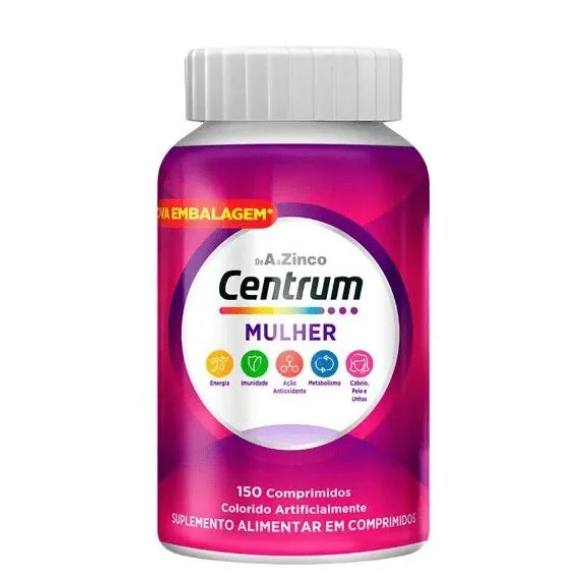 Suplemento Alimentar Centrum Mulher 150 Cápsulas
