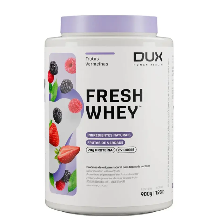 Fresh Whey sabor Frutas Vermelhas Dux Nutrition 900g
