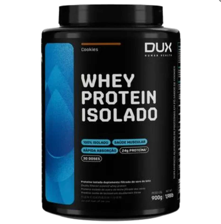 Whey Protein Isolado Dux Nutrition sabor Cookies 900g