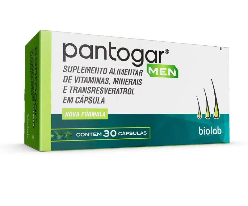 Pantogar Men com 30 Cápsulas