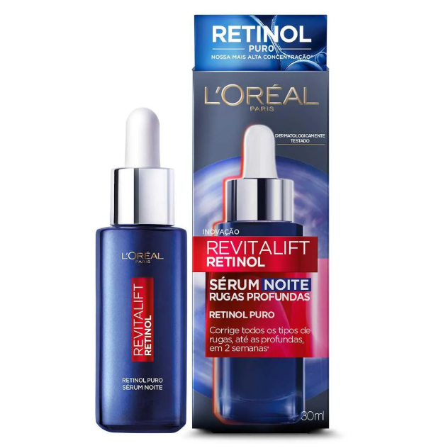 Sérum Antirrugas Noite L'Oréal Paris Revitalift Retinol 30ml